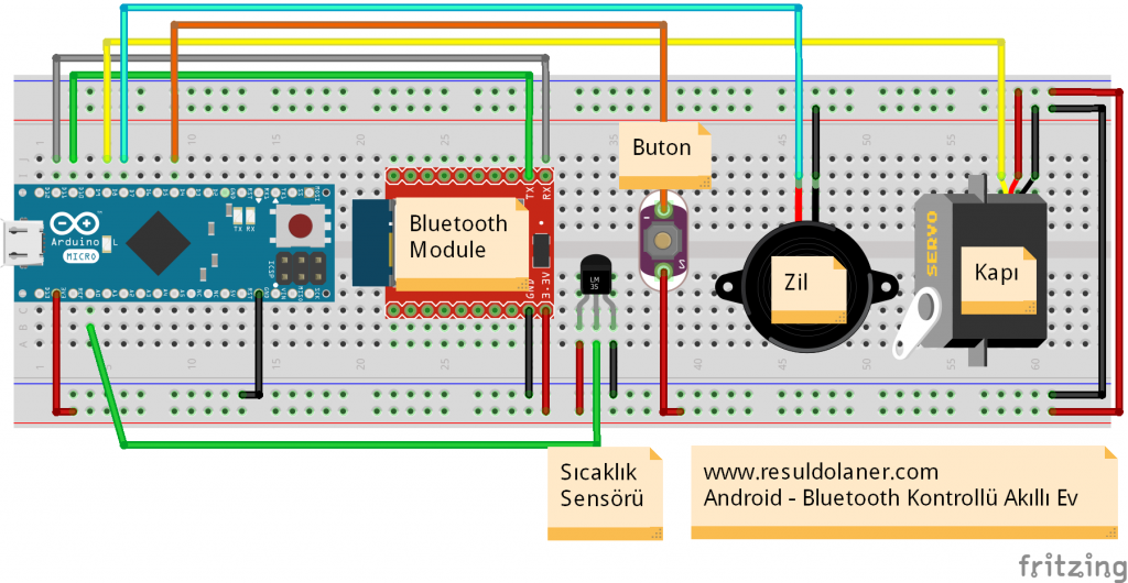 Bluetooth_Kontrollu_Akilli_ev